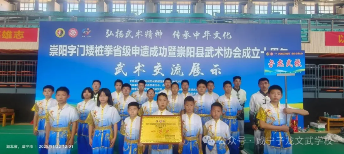 武動崇陽，榮耀加冕！咸寧子龍文武學校斬獲武術交流展示一等獎